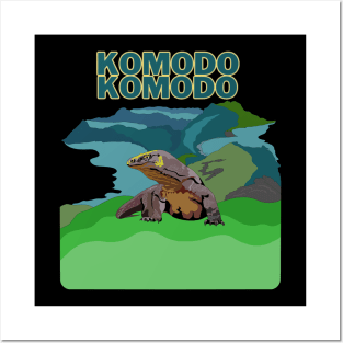 Komodo Dragon Posters and Art